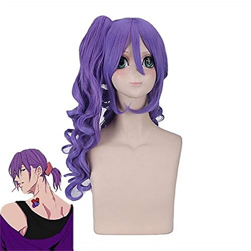 Anime Kuroko's Basketball Murasakibara Atsushi Cosplay Wigs Purple Long Wavy Synthetic Wig With Ponytail PL-026
Anime Kuroko's Basketball Murasakibara Atsushi Cosplay Wigs Purple Long Wavy Synthetic Wig With Ponytail PL-026