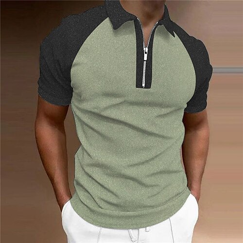 Men's Collar Polo Shirt Golf Shirt Graphic Turndown Green Blue 3D Print Outdoor Street Short Sleeves Zipper Print Clothing Apparel Fashion Designer Casual Breathable / Summer / Spring / Summer
Men's Collar Polo Shirt Golf Shirt Graphic Turndown Green Blue 3D Print Outdoor Street Short Sleeves Zipper Print Clothing Apparel Fashion Designer Casual Breathable / Summer / Spring / Summer