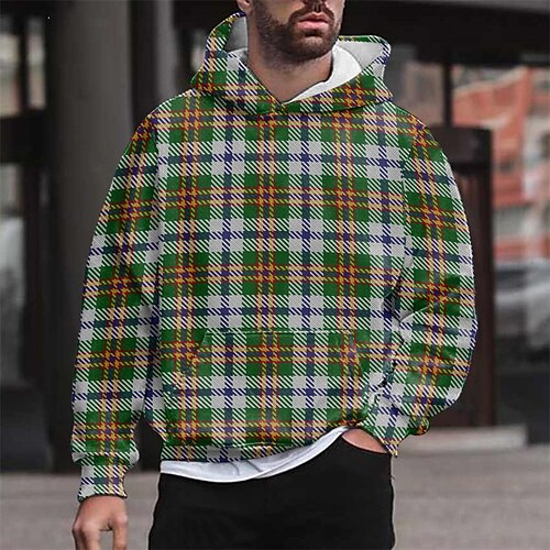 Men's Unisex Pullover Hoodie Sweatshirt Hooded Plaid Graphic Prints Print Daily Sports 3D Print Streetwear Designer Casual Clothing Apparel Hoodies Sweatshirts Long Sleeve Green
Men's Unisex Pullover Hoodie Sweatshirt Hooded Plaid Graphic Prints Print Daily Sports 3D Print Streetwear Designer Casual Clothing Apparel Hoodies Sweatshirts Long Sleeve Green