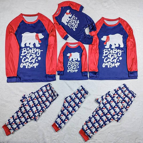 Christmas Pajamas Family Set Ugly Letter Home Blue Long Sleeve Mom Dad and Me Daily Matching Outfits
Christmas Pajamas Family Set Ugly Letter Home Blue Long Sleeve Mom Dad and Me Daily Matching Outfits