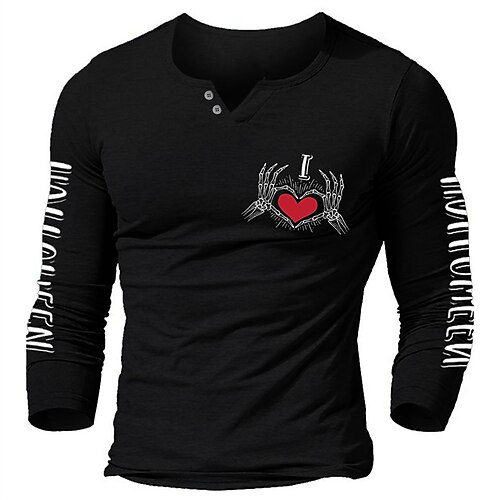 Men's T shirt Tee Character V Neck Black Long Sleeve Hot Stamping Street Daily Print Tops Fashion Designer Casual Comfortable / Sports
Men's T shirt Tee Character V Neck Black Long Sleeve Hot Stamping Street Daily Print Tops Fashion Designer Casual Comfortable / Sports