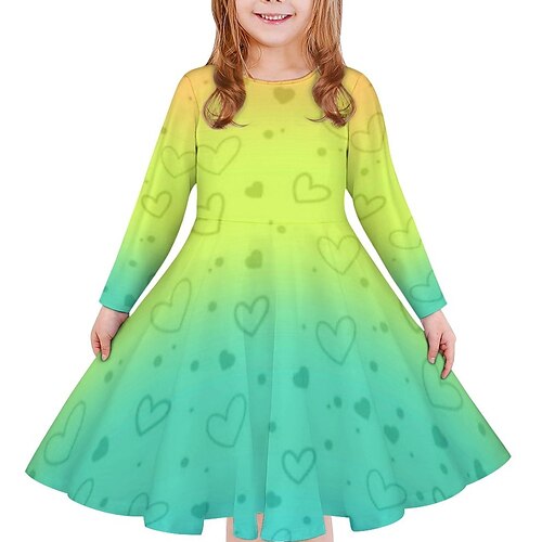 Kids Little Girls' Dress Heart A Line Dress Holiday Vacation Blue Above Knee Long Sleeve Princess Sweet Dresses Fall Winter Regular Fit 3-12 Years
Kids Little Girls' Dress Heart A Line Dress Holiday Vacation Blue Above Knee Long Sleeve Princess Sweet Dresses Fall Winter Regular Fit 3-12 Years