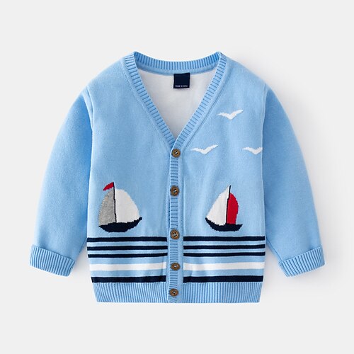 Kids Boys Coat Outerwear Striped Long Sleeve Coat Vacation Active Blue Navy Blue Grey Winter Fall 3-10 Years
Kids Boys Coat Outerwear Striped Long Sleeve Coat Vacation Active Blue Navy Blue Grey Winter Fall 3-10 Years