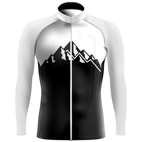 21Grams Men's Cycling Jersey Long Sleeve Bike Top with 3 Rear Pockets Mountain Bike MTB Road Bike Cycling Breathable Quick Dry Moisture Wicking Reflective Strips White Graphic Polyester Spandex Sports
21Grams Men's Cycling Jersey Long Sleeve Bike Top with 3 Rear Pockets Mountain Bike MTB Road Bike Cycling Breathable Quick Dry Moisture Wicking Reflective Strips White Graphic Polyester Spandex Sports