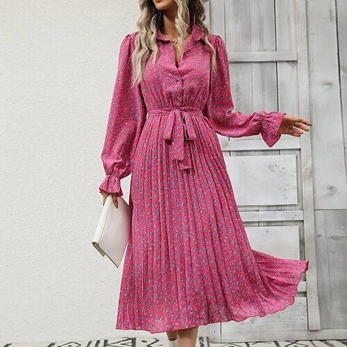 Women's A Line Dress Swing Dress Short Mini Dress Green Black Pink Long Sleeve Print Print Fall Winter V Neck Casual 2022 S M L XL
Women's A Line Dress Swing Dress Short Mini Dress Green Black Pink Long Sleeve Print Print Fall Winter V Neck Casual 2022 S M L XL