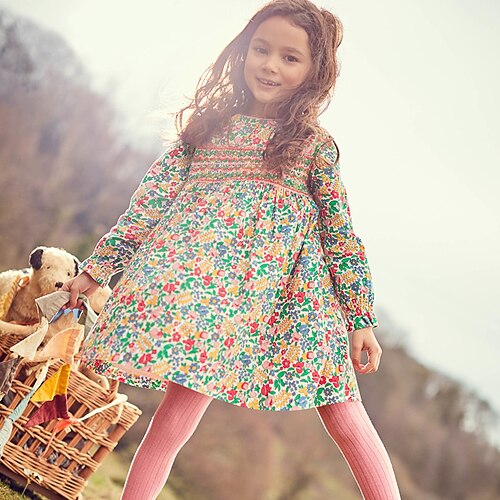 Kids Girls' Dress Floral A Line Dress Dress School Cute Dress 2-8 Years Winter Green
Kids Girls' Dress Floral A Line Dress Dress School Cute Dress 2-8 Years Winter Green