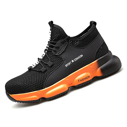 Herren Sicherheitsschuh Stiefel Sicherheitsschuhe Casual Sportlich Wanderschuhe Elastisches Gewebe Orange / Schwarz Herbst
Herren Sicherheitsschuh Stiefel Sicherheitsschuhe Casual Sportlich Wanderschuhe Elastisches Gewebe Orange / Schwarz Herbst