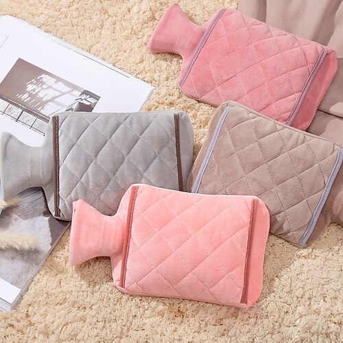 Diamond Pattern Hot Water Bag Bottle Rubber Warm Water Bag Pouch with Soft Waist Cover for Neck and Shoulder Back Hand Legs Waist Warm Winter Gift
Diamond Pattern Hot Water Bag Bottle Rubber Warm Water Bag Pouch with Soft Waist Cover for Neck and Shoulder Back Hand Legs Waist Warm Winter Gift