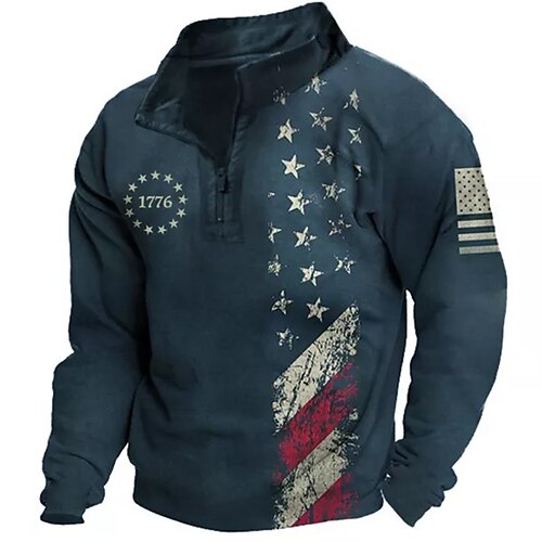 Men's Unisex Zip Up Sweatshirt Pullover Blue Half Zip Graphic Prints Zipper Print Daily Sports 3D Print Boho Designer Casual Spring & Fall Clothing Apparel Hoodies Sweatshirts Long Sleeve
Men's Unisex Zip Up Sweatshirt Pullover Blue Half Zip Graphic Prints Zipper Print Daily Sports 3D Print Boho Designer Casual Spring & Fall Clothing Apparel Hoodies Sweatshirts Long Sleeve