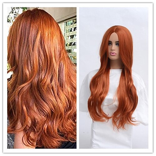 Synthetic Wig Natural Wave Side Part Machine Made Wig 26 inch Synthetic Hair Women's Adjustable Color GradientHigh Quality Brown
Synthetic Wig Natural Wave Side Part Machine Made Wig 26 inch Synthetic Hair Women's Adjustable Color GradientHigh Quality Brown
