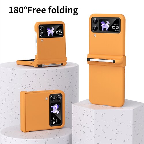 Phone Case For Samsung Galaxy Back Cover Z Flip 4 Z Flip 3 Portable Magnetic Flip Soft Edges Solid Colored Plastic
Phone Case For Samsung Galaxy Back Cover Z Flip 4 Z Flip 3 Portable Magnetic Flip Soft Edges Solid Colored Plastic