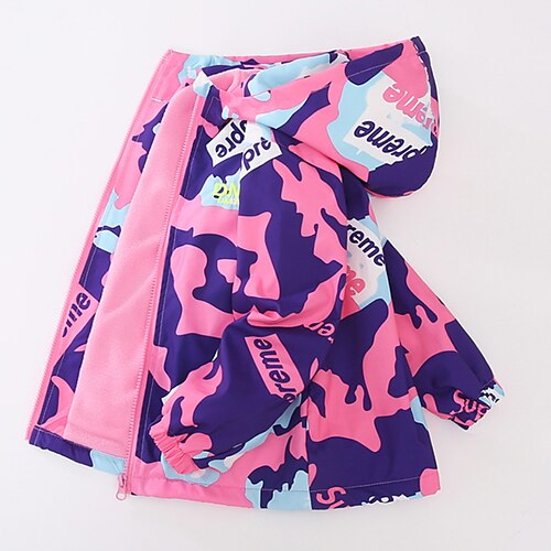 Kids Girls' Coat Outerwear Cartoon Long Sleeve Coat Daily Cotton Active Cute Pink Red Winter Fall 3-13 Years
Kids Girls' Coat Outerwear Cartoon Long Sleeve Coat Daily Cotton Active Cute Pink Red Winter Fall 3-13 Years
