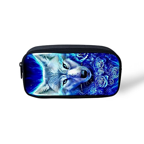 Unisex Pencil Cases Polyester Zipper Cartoon Cat Floral Print Daily Office & Career Blue
Unisex Pencil Cases Polyester Zipper Cartoon Cat Floral Print Daily Office & Career Blue