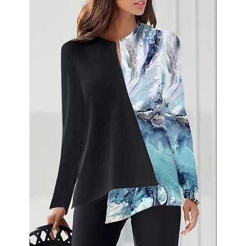 Women's Shirt Graphic Abstract Daily Weekend Floral Shirt Long Sleeve Asymmetric Print V Neck Streetwear Casual Green Blue Red S / 3D Print
Women's Shirt Graphic Abstract Daily Weekend Floral Shirt Long Sleeve Asymmetric Print V Neck Streetwear Casual Green Blue Red S / 3D Print