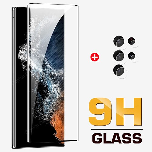2 in1 Camera Lens Protector For Samsung S22 Ultra 5G Curved Tempered Glass S22Ultra 22 22 ultra phone screen protection HD Film
2 in1 Camera Lens Protector For Samsung S22 Ultra 5G Curved Tempered Glass S22Ultra 22 22 ultra phone screen protection HD Film