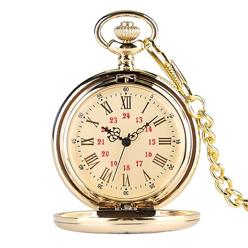 Da uomo Orologio da taschino Con catena Retrò vintage Analogico Quadrante con numeri romani Metallo Guarda
Da uomo Orologio da taschino Con catena Retrò vintage Analogico Quadrante con numeri romani Metallo Guarda