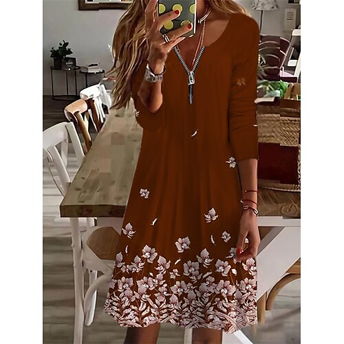 Damen Casual kleid Sweatkleid Etuikleid Grün Blau Rote Langarm Blumen Zip Winter Herbst Rundhalsausschnitt Modisch winterkleider damen Wochenende herbstkleider Lockere Passform 2022 L XL XXL XXXL 4XL
Damen Casual kleid Sweatkleid Etuikleid Grün Blau Rote Langarm Blumen Zip Winter Herbst Rundhalsausschnitt Modisch winterkleider damen Wochenende herbstkleider Lockere Passform 2022 L XL XXL XXXL 4XL
