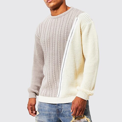 Men's Pullover Sweater jumper Ribbed Knit Cropped Knitted Color Block Crew Neck Basic Stylish Outdoor Daily Clothing Apparel Fall Winter Pink Yellow M L XL / Cotton / Long Sleeve / Long Sleeve
Men's Pullover Sweater jumper Ribbed Knit Cropped Knitted Color Block Crew Neck Basic Stylish Outdoor Daily Clothing Apparel Fall Winter Pink Yellow M L XL / Cotton / Long Sleeve / Long Sleeve