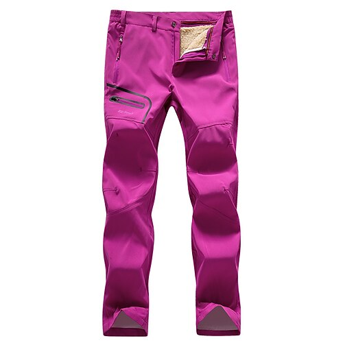Women's Hiking Pants Trousers Fleece Lined Pants Softshell Pants Winter Outdoor Thermal Warm Windproof Detachable Fleece Breathable Pants / Trousers Bottoms Zipper Pocket Black Rose Red Camping
Women's Hiking Pants Trousers Fleece Lined Pants Softshell Pants Winter Outdoor Thermal Warm Windproof Detachable Fleece Breathable Pants / Trousers Bottoms Zipper Pocket Black Rose Red Camping