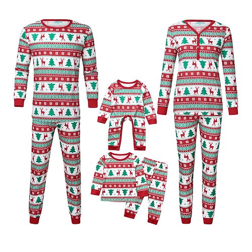 Family Christmas Pajamas Ugly Cotton Deer Christmas Tree Home Red Long Sleeve Mom Dad and Me Daily Matching Outfits
Family Christmas Pajamas Ugly Cotton Deer Christmas Tree Home Red Long Sleeve Mom Dad and Me Daily Matching Outfits