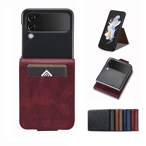 telefon Etui Til Samsung Galaxy Bagcover Tegnebogskortetui Z Flip 4 Z Flip 3 Bærbar Helkropsbeskyttelse Slots til kortholder Ensfarvet PU Læder
telefon Etui Til Samsung Galaxy Bagcover Tegnebogskortetui Z Flip 4 Z Flip 3 Bærbar Helkropsbeskyttelse Slots til kortholder Ensfarvet PU Læder
