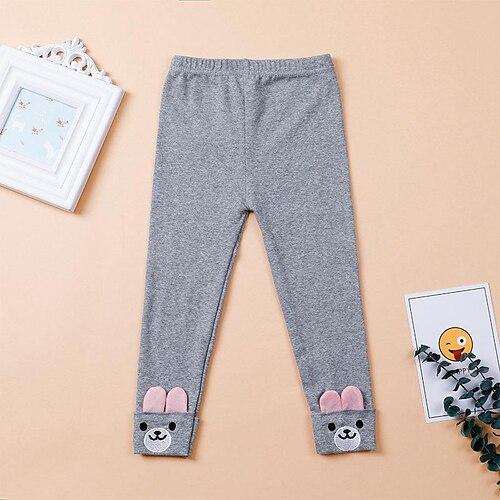 Kids Girls' Leggings Solid Colored Active Casual Cotton 2-6 Years Winter Grey
Kids Girls' Leggings Solid Colored Active Casual Cotton 2-6 Years Winter Grey