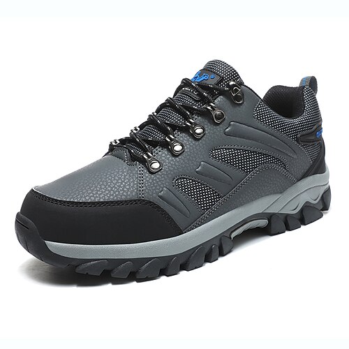 Men's Hiking Shoes Sneakers Wearable Hiking Climbing PU Leather Spring, Fall, Winter, Summer Dark Blue Grey Black / Round Toe
Men's Hiking Shoes Sneakers Wearable Hiking Climbing PU Leather Spring, Fall, Winter, Summer Dark Blue Grey Black / Round Toe