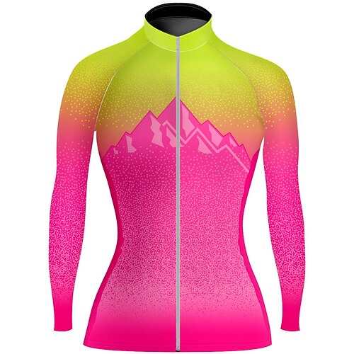 21Grams Women's Cycling Jersey Long Sleeve Bike Top with 3 Rear Pockets Mountain Bike MTB Road Bike Cycling Quick Dry Moisture Wicking White Yellow Fuchsia Graphic Spandex Sports Clothing Apparel
21Grams Women's Cycling Jersey Long Sleeve Bike Top with 3 Rear Pockets Mountain Bike MTB Road Bike Cycling Quick Dry Moisture Wicking White Yellow Fuchsia Graphic Spandex Sports Clothing Apparel