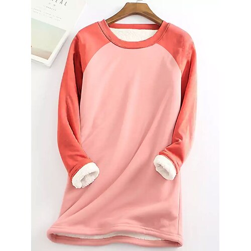 Women's Sweatshirt Pullover Active Blue Pink Gray Color Block Street Round Neck Long Sleeve Fleece S M L XL 2XL 3XL
Women's Sweatshirt Pullover Active Blue Pink Gray Color Block Street Round Neck Long Sleeve Fleece S M L XL 2XL 3XL