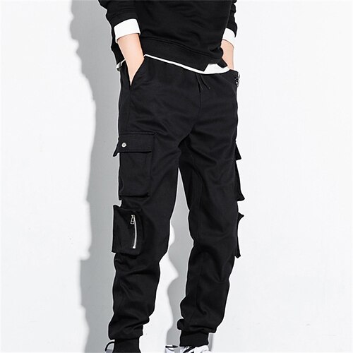Men's Cargo Pants Trousers Work Pants Casual Pants Multiple Pockets Solid Colored Comfort Breathable Casual Daily Streetwear Sports Fashion Black Grey Micro-elastic
Men's Cargo Pants Trousers Work Pants Casual Pants Multiple Pockets Solid Colored Comfort Breathable Casual Daily Streetwear Sports Fashion Black Grey Micro-elastic