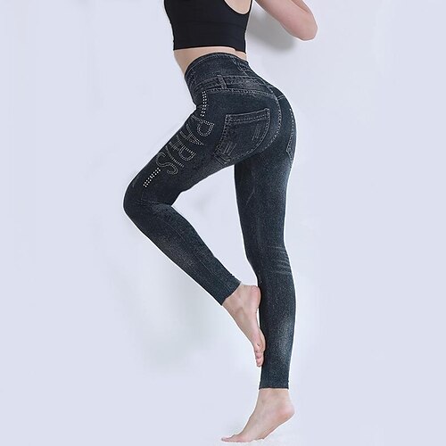 Women's Tights Pants Trousers Leggings Trousers Faux Denim Matte Black Black High Waist Fashion Casual Streetwear Print High Elasticity Ankle-Length Tummy Control Leopard One-Size
Women's Tights Pants Trousers Leggings Trousers Faux Denim Matte Black Black High Waist Fashion Casual Streetwear Print High Elasticity Ankle-Length Tummy Control Leopard One-Size