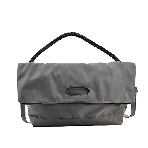 Women's Canvas Bag Crossbody Bag Shoulder Bag Oxford Cloth Zipper Solid Color Shopping Going out Black Gray
Women's Canvas Bag Crossbody Bag Shoulder Bag Oxford Cloth Zipper Solid Color Shopping Going out Black Gray