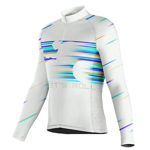 21Grams Men's Cycling Jersey Long Sleeve Bike Top with 3 Rear Pockets Mountain Bike MTB Road Bike Cycling Breathable Quick Dry Moisture Wicking Reflective Strips White Graphic Polyester Spandex Sports
21Grams Men's Cycling Jersey Long Sleeve Bike Top with 3 Rear Pockets Mountain Bike MTB Road Bike Cycling Breathable Quick Dry Moisture Wicking Reflective Strips White Graphic Polyester Spandex Sports
