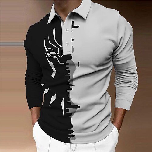 Men's Collar Polo Shirt Golf Shirt Building Turndown Black 3D Print Street Casual Long Sleeve Button-Down Print Clothing Apparel Fashion Designer Casual Breathable
Men's Collar Polo Shirt Golf Shirt Building Turndown Black 3D Print Street Casual Long Sleeve Button-Down Print Clothing Apparel Fashion Designer Casual Breathable