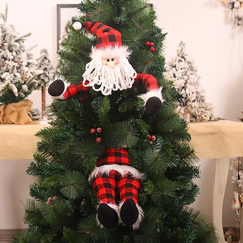 Christmas Tree Decorations Santa Claus Figures Elves Holding Trees Holiday Home Shopping Supplies
Christmas Tree Decorations Santa Claus Figures Elves Holding Trees Holiday Home Shopping Supplies