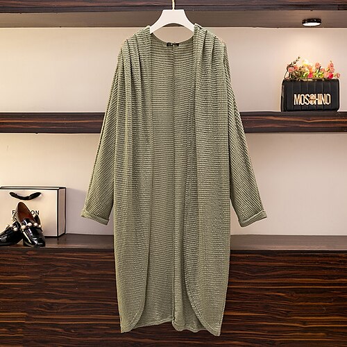 Per donna Taglia grossa Giacca invernale Giubbotto Liscio Esterno Casual Manica lunga Aperturaanteriore Lungo Inverno Autunno Verde XXL 3XL 4XL 5XL 6XL
Per donna Taglia grossa Giacca invernale Giubbotto Liscio Esterno Casual Manica lunga Aperturaanteriore Lungo Inverno Autunno Verde XXL 3XL 4XL 5XL 6XL
