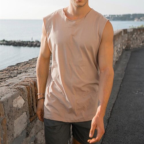 Men's Tank Top Vest Graphic Crew Neck Khaki Holiday Vacation Sleeveless Print Clothing Apparel Lightweight Casual Comfortable / Summer / Summer
Men's Tank Top Vest Graphic Crew Neck Khaki Holiday Vacation Sleeveless Print Clothing Apparel Lightweight Casual Comfortable / Summer / Summer