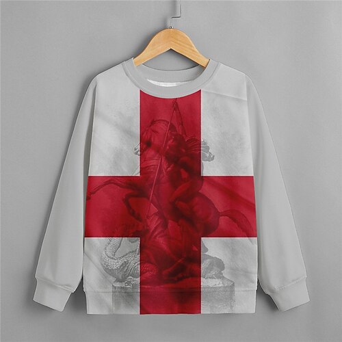 Kids Boys Sweatshirt Cross Outdoor 3D Print Long Sleeve Crewneck Active 3-12 Years Winter Red Gray
Kids Boys Sweatshirt Cross Outdoor 3D Print Long Sleeve Crewneck Active 3-12 Years Winter Red Gray