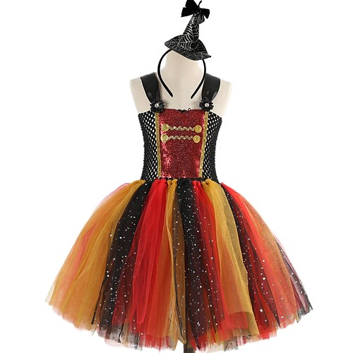 Kids Little Girls' Dress Patchwork Flower Tulle Dress Party Halloween Lace Mesh Black Pink Orange Knee-length Sleeveless Gothic Beautiful Dresses Christmas Spring Summer Loose Fit 1 PCS 3-12 Years
Kids Little Girls' Dress Patchwork Flower Tulle Dress Party Halloween Lace Mesh Black Pink Orange Knee-length Sleeveless Gothic Beautiful Dresses Christmas Spring Summer Loose Fit 1 PCS 3-12 Years