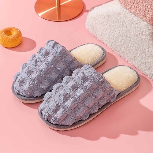 Men's Slippers & Flip-Flops Warm Slippers Fleece Slippers Casual Classic Home Daily Elastic Fabric Dark Blue Gray Winter Fall
Men's Slippers & Flip-Flops Warm Slippers Fleece Slippers Casual Classic Home Daily Elastic Fabric Dark Blue Gray Winter Fall