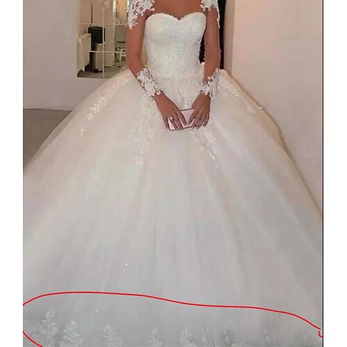 Princess Ball Gown Wedding Dresses Off Shoulder Court Train Detachable Satin Long Sleeve Formal Simple with Pleats 2022
Princess Ball Gown Wedding Dresses Off Shoulder Court Train Detachable Satin Long Sleeve Formal Simple with Pleats 2022
