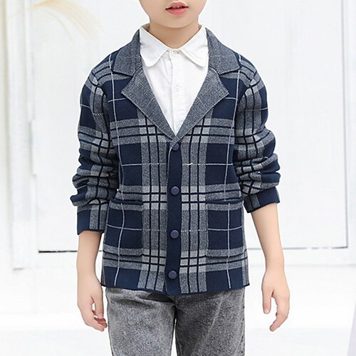 Kids Boys Coat Outerwear Plaid Long Sleeve Coat Daily Cotton Cool Green Royal Blue Winter Fall 3-10 Years
Kids Boys Coat Outerwear Plaid Long Sleeve Coat Daily Cotton Cool Green Royal Blue Winter Fall 3-10 Years