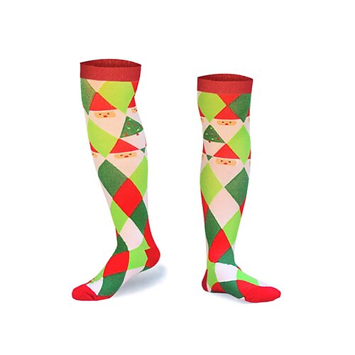 Women's Christmas Lingeries Gift 1 Pair Stockings Sport Socks / Athletic Socks Casual Socks Sport Fashion Comfort Striped Multi Color Medium Black 1 Green White
Women's Christmas Lingeries Gift 1 Pair Stockings Sport Socks / Athletic Socks Casual Socks Sport Fashion Comfort Striped Multi Color Medium Black 1 Green White