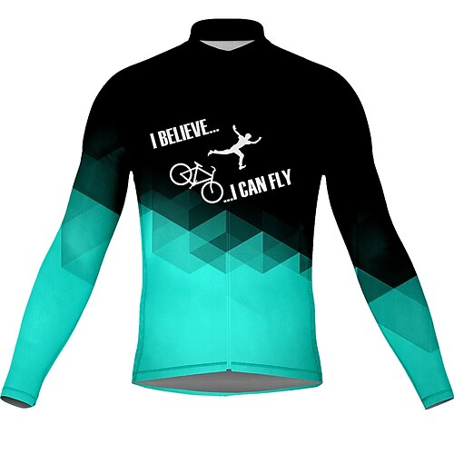 21Grams Men's Cycling Jersey Long Sleeve Bike Top with 3 Rear Pockets Mountain Bike MTB Road Bike Cycling Breathable Quick Dry Moisture Wicking Reflective Strips Blue Geometic Polyester Spandex Sports
21Grams Men's Cycling Jersey Long Sleeve Bike Top with 3 Rear Pockets Mountain Bike MTB Road Bike Cycling Breathable Quick Dry Moisture Wicking Reflective Strips Blue Geometic Polyester Spandex Sports
