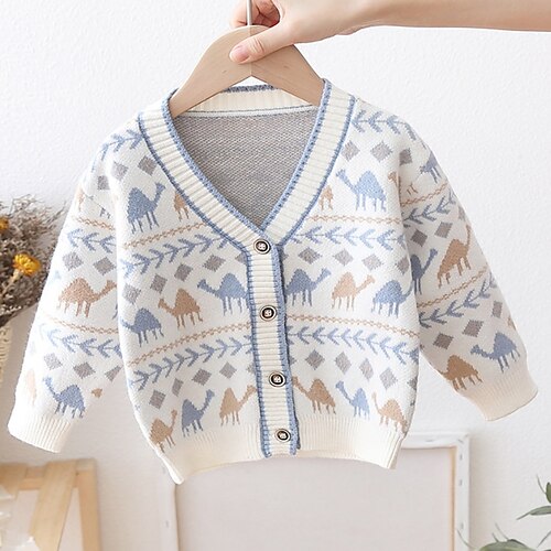 Kids Boys Coat Outerwear Animal Cartoon Striped Long Sleeve Coat Street Cotton Active Cool Light Blue Yellow White Winter Fall 2-6 Years
Kids Boys Coat Outerwear Animal Cartoon Striped Long Sleeve Coat Street Cotton Active Cool Light Blue Yellow White Winter Fall 2-6 Years