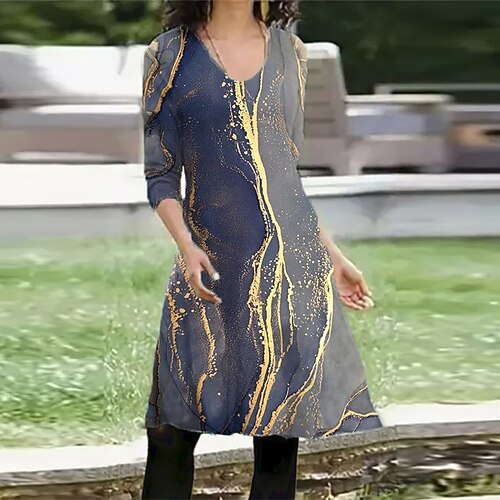 Women's Casual Dress T Shirt Dress Tee Dress Short Mini Dress Blue Navy Blue Long Sleeve Color Gradient Pocket Print Fall Winter V Neck Vacation Casual 2022 S M L XL XXL 3XL
Women's Casual Dress T Shirt Dress Tee Dress Short Mini Dress Blue Navy Blue Long Sleeve Color Gradient Pocket Print Fall Winter V Neck Vacation Casual 2022 S M L XL XXL 3XL
