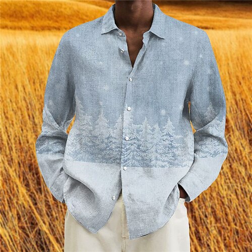 Men's Shirt Summer Hawaiian Shirt Tree Turndown Blue 3D Print Outdoor Street Long Sleeve Button-Down Print Clothing Apparel Fashion Designer Casual Breathable
Men's Shirt Summer Hawaiian Shirt Tree Turndown Blue 3D Print Outdoor Street Long Sleeve Button-Down Print Clothing Apparel Fashion Designer Casual Breathable