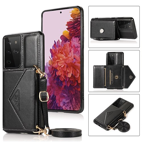 Phone Case For Samsung Galaxy Wallet Card A13 S22 Ultra Plus S21 FE S20 A72 A52 A42 Note 20 Ultra S10 S10 Plus Note 10 Note 10 Plus A71 A21s Wallet Full Body Protective with Removable Cross Body Strap
Phone Case For Samsung Galaxy Wallet Card A13 S22 Ultra Plus S21 FE S20 A72 A52 A42 Note 20 Ultra S10 S10 Plus Note 10 Note 10 Plus A71 A21s Wallet Full Body Protective with Removable Cross Body Strap