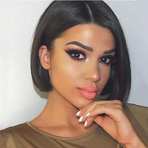 Short Bob Wig Straight 13x4x1 Lace Front Human Hair Wig Bob Pre Plucked Brazilian T Part Lace Closure Wig for Women Natural Hair
Short Bob Wig Straight 13x4x1 Lace Front Human Hair Wig Bob Pre Plucked Brazilian T Part Lace Closure Wig for Women Natural Hair
