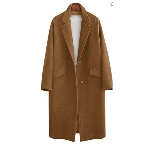 Women's Winter Coat Windproof Warm Outdoor Street Daily Vacation Pocket Single Breasted Lapel Modern Street Style Solid Color Regular Fit Outerwear Long Sleeve Winter Fall Black Wine Khaki M L XL XXL
Women's Winter Coat Windproof Warm Outdoor Street Daily Vacation Pocket Single Breasted Lapel Modern Street Style Solid Color Regular Fit Outerwear Long Sleeve Winter Fall Black Wine Khaki M L XL XXL